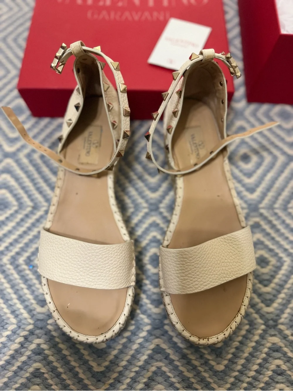 Valentino espadrille platform